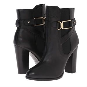 Aldo Bergson black leather booties